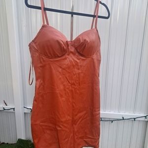 Leather dress